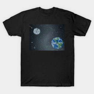 Earth in the corner pocket T-Shirt